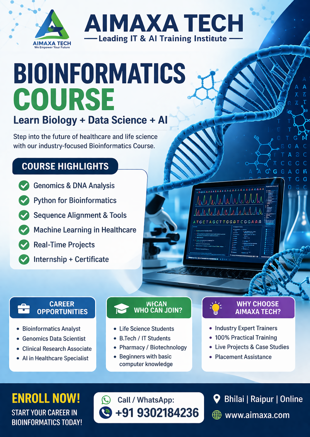 Bioinformatics Training in Raipur
